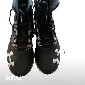 Under Armour Youth Football Cleats Black Size 5.5 Unisex